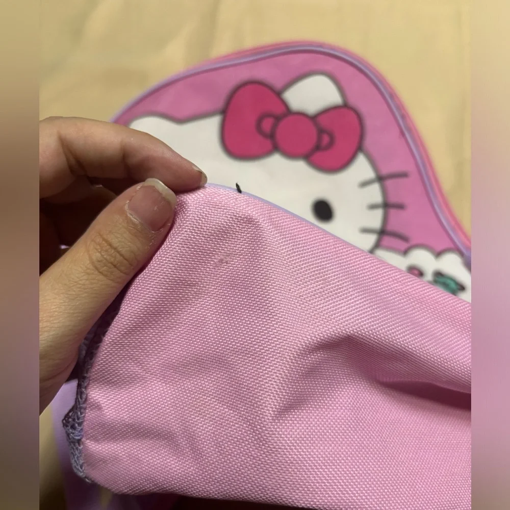 Hello Kitty Pink and White Kids Backpack‎